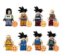 (8PCS Anime Dragon Ball - I) 34PCS Anime Dragon Ball Collect Children's Toys MiniFigures Fit Lego