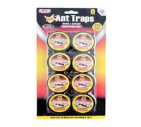 8Pcs Ant Bait Station Multipurpose Indoor Outdoor Ant Traps Clean No Mess Design Easy Convenient to Use Reusable Daily Control System Home Kitchen Living Room Garage Patio Garden Protection