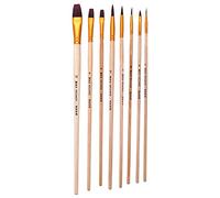 8Pcs Artist Paintbrush Professional Watercolor Paint Brush For Beginner Acrylic Gouache Watercolor Painting Mininatures Brushes Professional For Artists Travel Brushes Brush Pens Set Refillable Kids