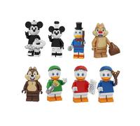 (8pcs-B) 16pcs Disney Mickey and Donald Duck Mini Doll Toys Suitable