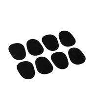 8PCS Barition/Tenor/Alto Sax Saxophone Mouthpiece Sax Patches Pads Cushions 0.3mm 0.8mm Woodwind Instrument Accessory Saxophone Parts(Black,0.3)