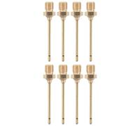 8pcs Basketball Pump Needles with Universal Compatibility Copper Metal | Standard Thread Design, Suitable for Football Netball Volleyball, for School Sports and Training