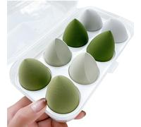 8Pcs Beauty Makeup Sponges Dry And Wet Use Cosmetic Puff Sponge Maquiagem Powder Beauty Tools