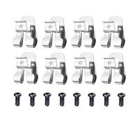 8PCS Belt Clip for Ryobi, Belt Hook with Screw for Ryobi and Ridgid 18 Volt Tools 633586002, 304 Stainless Steel Tool Belt Clip,Replacement Drill Belt Clip Hook for Ryobi Makita Dewalt