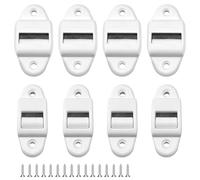 8pcs Belt Guide Roller Shutter 14mm, 23mm Roller Blinds Belt Guide with Brush(with Screws)