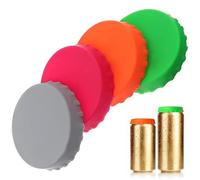 8PCS Beverage Can Lids, Dustproof Silicone Sealer Cap, Standard Soda Beer Saver, can Lids for Fizzy Drinks, SpillProof Drink Covers, Food Protection for Water Cups, for Drinks Bottle Caps for Beer