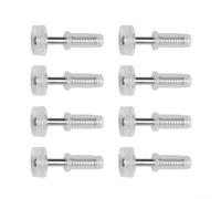 8Pcs Bifold Door Top Guide Wheels Replacement Kit Featuring Nylon, Metal, and Plastic Components with Spring