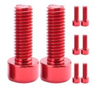 8pcs Bike Water Bottle Cage Bolts M5x15mm Replacement Screws | Inner Hexagonal Socket Design, Fit for Bicycle Holders, Quick Roadside Repairs, Commuter Maintenance and Allen Key Use