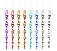 8Pcs Bird Deterrents for Outside, 7 Color 3D Hanging Wind Spinners, Garden Decor, Bird Scare Devices to Keep Woodpeckers, Pigeons Away from Your Home, Patio, Orchards