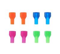 8pcs Bite Valve Replacement Sheath for Camelbak, 4 Colors Hydration Packs Bite Valve Mouthpiece BPA-Free Hydraulics Silicone Nozzle Parts Compatible with Camelbak Backpack Water Reservoir