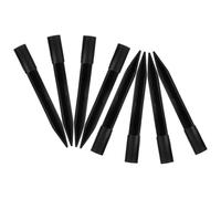 8pcs Black ABS Ground Stakes for Garden Lights, 10mm Inner Diameter | Universal Fit for 8 to 10mm Poles, Easy Installation, Replacement Accessory for Pathway Decorations