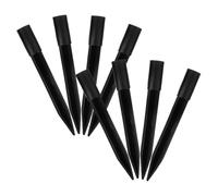 8pcs Black ABS Torch Light Ground Stakes for Decorative Outdoor Lights | 10 MM Inner Diameter, Fits 8 to 10mm Poles, Easy Install for Sand and Celebration
