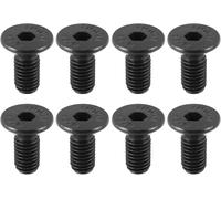 8Pcs Black Bike Shoe Cleat Mounting Screw for SPD, Steel Pedals Bike