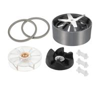 8PCS Blender Replacement Parts,Compatible for Nutribullet,600W 900W with Ice Blade/Rubber Sealing Gasket Shock Pad Ect Precise Crushing