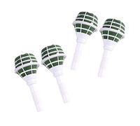 8pcs Bouquet Bridal White The Wedding Arranging Floral Handle Supplies Foam Floral Holders Green Party Bride Cup Flower Arrangement Handle Flower Base Wedding Flowers Bridesmaid