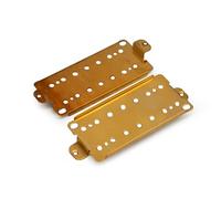 8Pcs Brass Baseplate for 7-String Dual Coil Pickup Brass Humbucker Baseplate 58/62MM Pickup Baseplate Pickup Parts(Each 4Pcs)