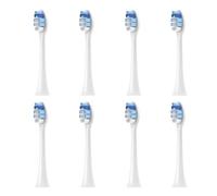 8PCS Brush Heads, Compatible with Colgate, Glint 1 | Adult electric toothbrush heads; 8 pcs; white plastic; about 9 cm(8pcs Standard Clean)