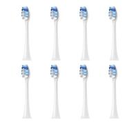 8PCS Brush Heads, Compatible with Colgate, Glint 1 | Replacement toothbrush heads for adult electric toothbrush, white color, 9cm(8pcs Soft Care)