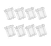 8pcs Bug Viewer Magnifying Insect Cage Lightweight Portable Container with Transparent Lid for Science Exploration and Outdoor Nature Observation