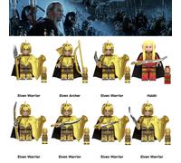 (8PCS-C) 24PCS Lord of the Rings Noldo Warrior Elven Guards Minifigures Kids Gift