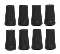8PCS Cane Tips 1.6'' Plastic Hiking Poles Tips with Metal Reinforced Washer Anti-Skid Walking Stick Replacement for Paved Trails, Rocky Paths and Sidewalks, sports