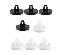 8PCS Car Brake Pedal Stop Pad - Premium Rubber Brake Switch Stopper for Repairing Brake Light Continuous Illumination - Clutch Pedal Pad Stopper OEM#46505-SA5-000,90541-06036