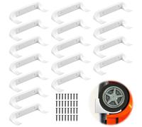 8pcs Car Display Wall Mount, Wall Mount Display Champion Wall Holder Car Wall Stand Shelf Rc Car Wall Rack Sturdy Wall Bracket Speed Display Compatible with Lego