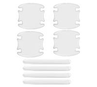 8PCS Car Door Handle Cup Protector for Chevy Malibu 2016-2024 Clear Door Bowl Paint Protection Film Anti Scratch Sticker Waterproof