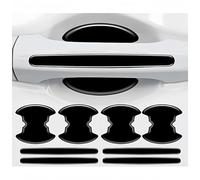 8pcs Car Door Handle Cup Scratch Protectors for Mitsubishi Outlander Samurai 2013-2019 Car Door Protector Clear Handle Protectors Film Protective Shields