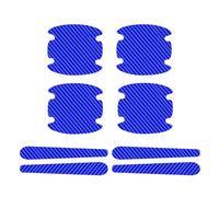 8pcs Car Door Handle Protectors for Toyota RAV4 / Hybrid 2019-2023, Door Cup Handle Protector Paint Guard Sticker Anti-Scratch Exterior Accessory,D/Blue
