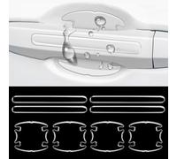 8pcs Car Door Handle Scratch Protectors,Compatible with MG ZS EV HS GT 3 5 6 7 RX5 RX8, Auto Parts