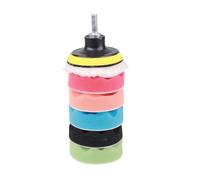 8Pcs Car Polishing Kit Polish Pad 3/5/7 Inch Disc Waxing Sponge Polisher Buffing For Accessories(6 inches)