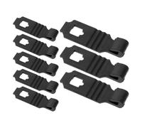 8pcs Car Recorder Strap Hook Plastic Dash Cam Mount Buckle | ABS Plastic, Anti-slip Discreet Fit, No-drill Stable Hold, for Rearview Mirror Dvr Setup