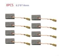 8pcs Carbon Motor Brushes for Bosch Angle Grinder GWS7100, GWS7125, Dimensions 6 5x8x14mm, Essential for Power Tool Maintenance