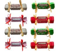 8PCS Christmas Money Box Cash Gift Pull, Funny Christmas Money Cracker Money Gift Boxes for Cash Pull, Unusual Gift Money Holders, Creative DIY Box Pulling Out Cash for Christmas Kids Adults Gifts