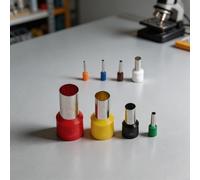 8pcs Clay Hole Punch Set for Earring Making, Round Hollowers with Colorful Tops, Soft Pottery Cutters and Ceramic Indentation Tools, Stainless Steel Jewellery