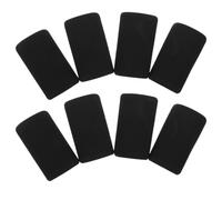8pcs Co2 Cartridge Insulation Sleeve for Bike, Black Sponge Wraparound | Anti-slip Texture, Reduces Vibration and Accidental Drops, Fits Co2 Canister Cartridge, Daily Use