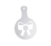8pcs Coffee Decorating Stencils Halloween Season Plastic Templates