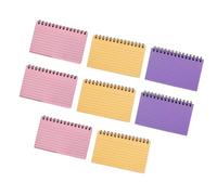 8Pcs Coil-Binding Small Notebooks Lined Pocket Notepads 5x3Inch Small Writing Pad Tearable Sheets for Planning Noting Meeting Record Book