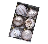 8PCS Colorful Christmas Tree Decorations With Unique Artwork Sturdy Ornament For Indoors Outdoor Use Colorful Holiday Party Decors Set