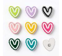 8PCS Colorful Irregular Macaron Heart Fridge Magnets, Cute Decorative Refrigerator Magnets for Kitchen, Whiteboard, Locker & Office, Strong Magnetic Stickers for Home Decor