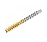8pcs Combination Drill and Tap Bits Metric M6 x 1 Thread 1/4" Hex Shank Titanium Coated Threading Screw Taps 4341 High Speed Steel Machine Drilling Tapping Tool Kit