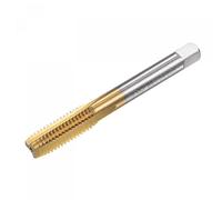 8pcs Combination Drill and Tap Bits Metric M8 x 1.25 Thread 1/4" Hex Shank Titanium Coated Threading Screw Taps 4341 High Speed Steel Machine Drilling Tapping Tool Kit
