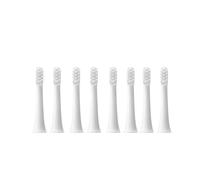 8PCS ，Compatible for XIAOMI， MIJIA T100 Replacement Brush Heads Sonic Electric Toothbrush Vacuum Dupont Soft Bristle Suitable Nozzles(8White)