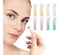 8PCS Contact Lens Remover Tool, Soft Silicone Contact Lenses Applicator with Suction Holder, 4 Colors Lens Remover Inserter for Travel Outdoor and Daily Use