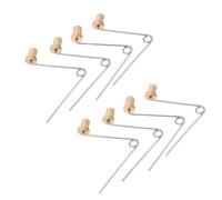 8pcs Copper V Type Locking Spring Pin Clip for Fishing Chair Legs | Universal Replacement, Anti Fold Locking, Reduces Collapse Risk, for Angling Gear Maintainers and Repair Jobs