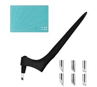 8Pcs Craft Tools, Rotating Craft Tool for Handcrafting and Craftsmanship, It Can Rotate from Multiple Angles, Easy to Operate, Widely Applicable, It is a Companion for Artisans (Black)