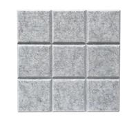 8pcs Creative Felt Letter Note Board Message Home Photo Wall Decor Planner Schedule Office Decoration 30x30CM for School Home Office(Grey)