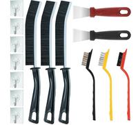 8Pcs Crevice Cleaning Brush, Hard-Bristled Crevice Cleaning Brush, Bathroom Crevice Cleaning Brush Uk, Multifunctional Recess Groove Magic Brush UK, Crevice Cleaning Tool Kit For Home Bathroom Kitchen