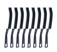 8pcs Crevice Cleaning Brush Uk, Crevice Brush for Cleaning, Magic Brush Cleaner, Hard Bristle Crevice Cleaning Brushes, Long Thin Cleaning Brushes for Small Spaces in Kitchen Bathroom Window